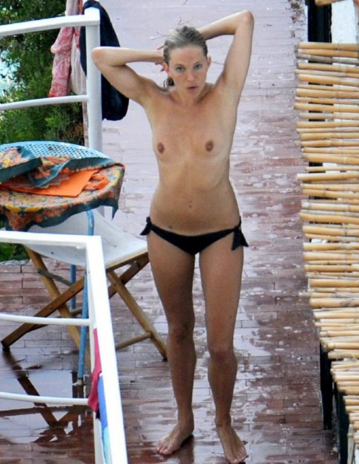 Celeb - sienna miller topless at the beach