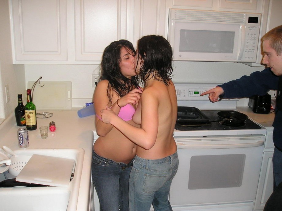 Lesbian amateur drunks