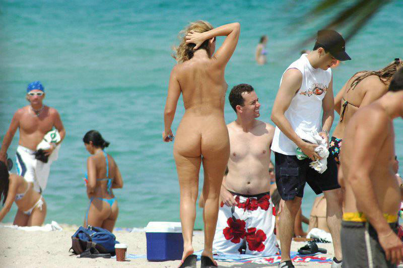 Nudist beach fun 