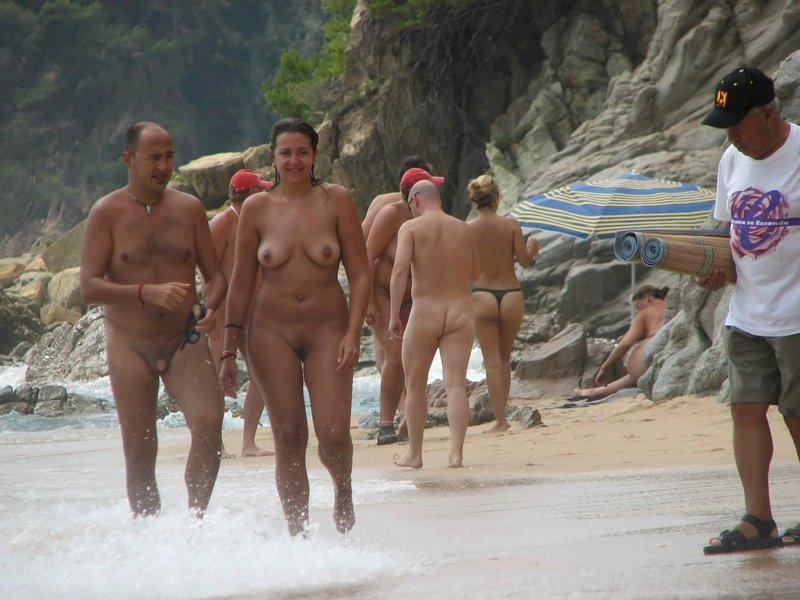 Nudist beach fun 