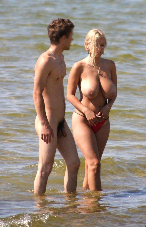 Nudist beach fun 