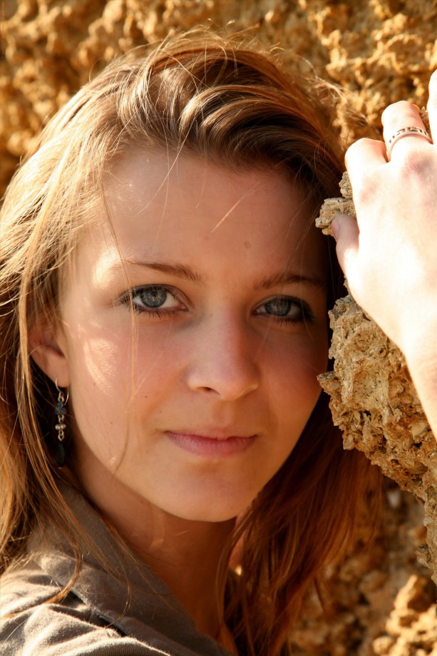 Czech girl jana at beach