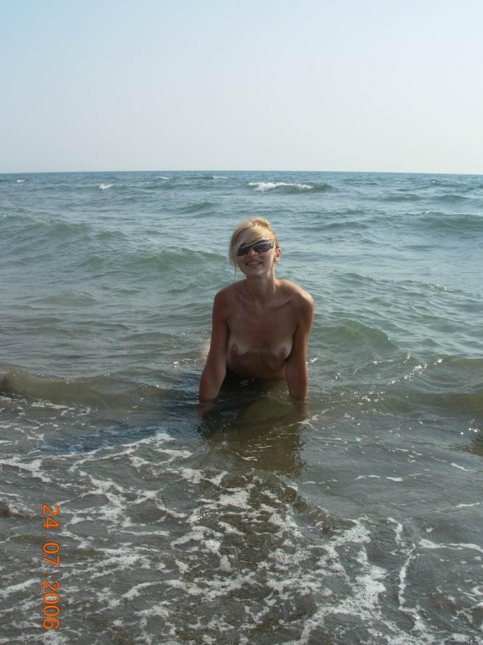 Russian and ukrainian girls on beach kazantip