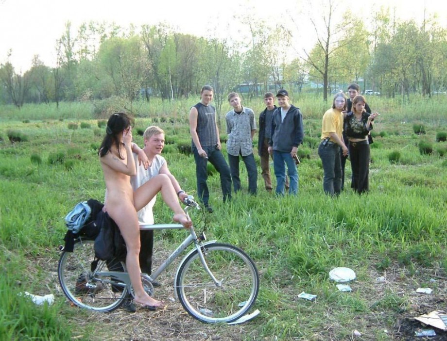 Russian slut posing naked