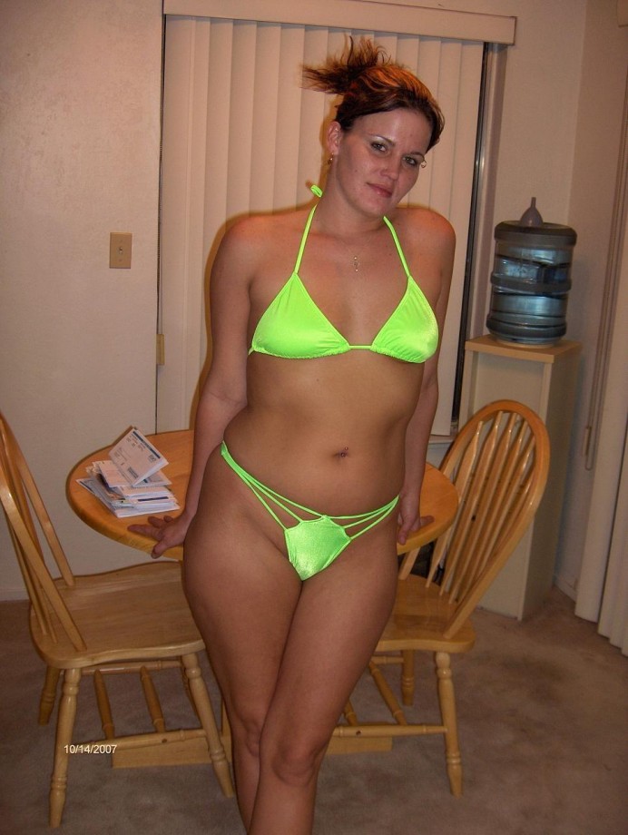 Horny brunette on vacation
