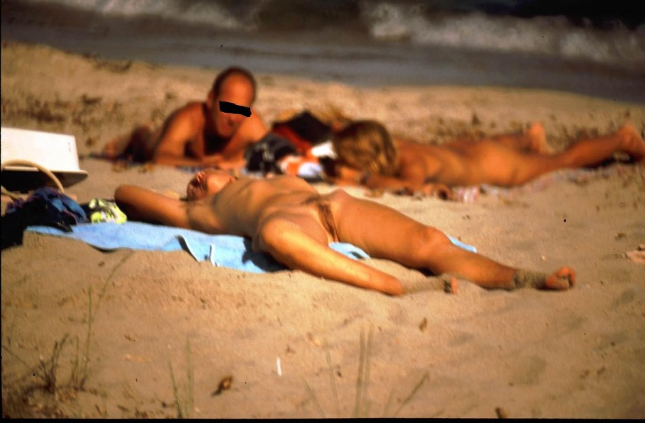 Nudist at the beach