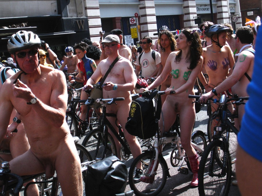 Naked teens on the bikes