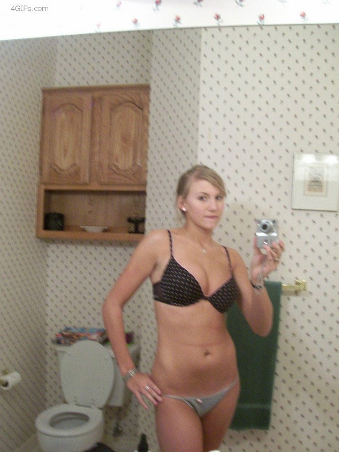 Selfshot pics - amateur white girl posing 