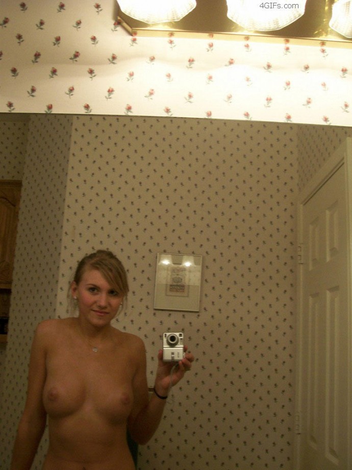 Selfshot pics - amateur white girl posing 