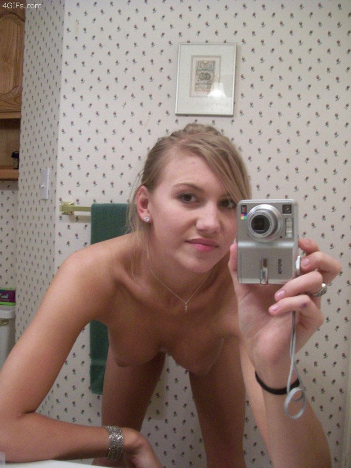 Selfshot pics - amateur white girl posing 