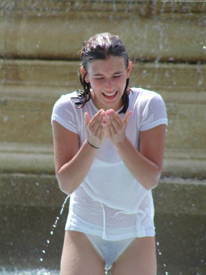 Wet shirt and slip