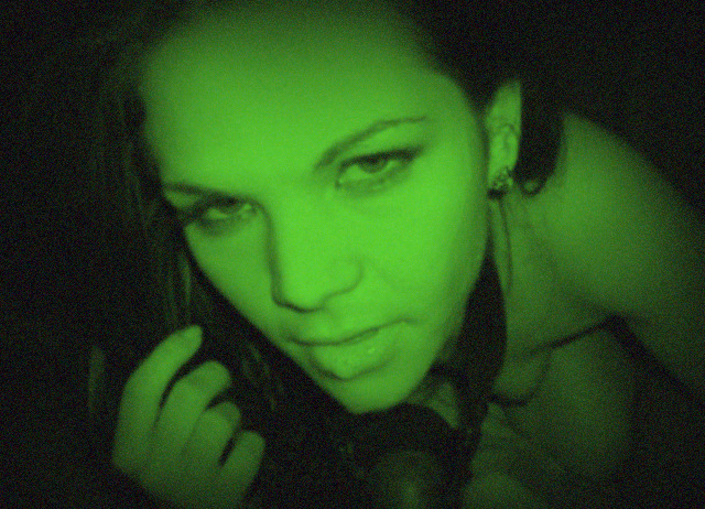 Nightvision brunette