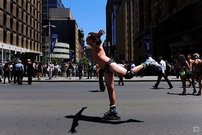 Swimwear parade in australia