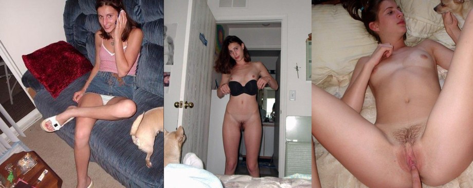 Clothed and naked collages 
