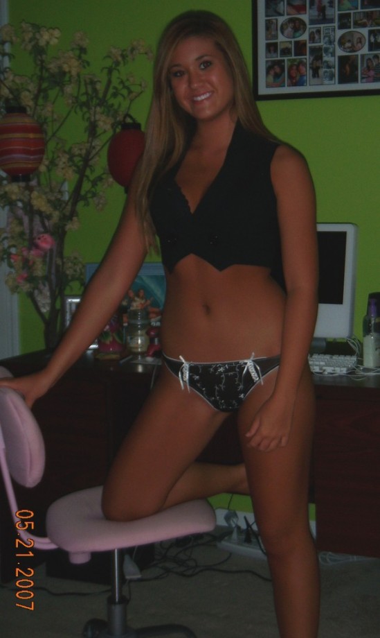 Tanned teen