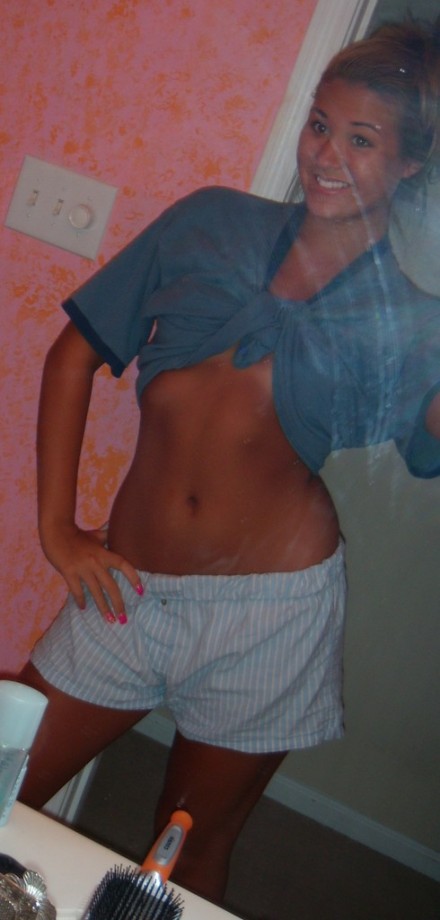 Tanned teen