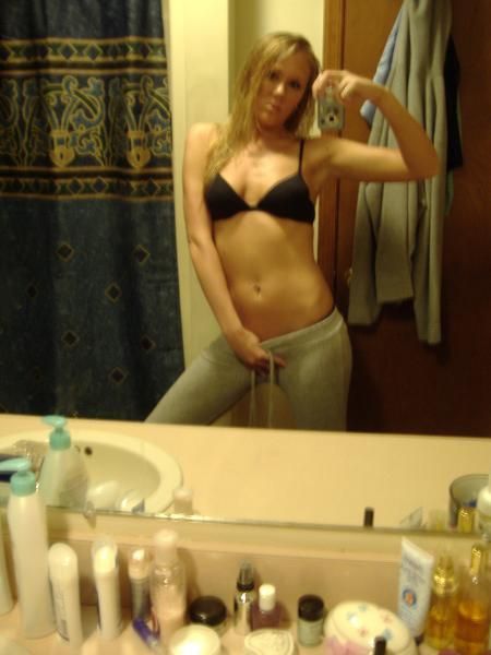 Blonde selfshot