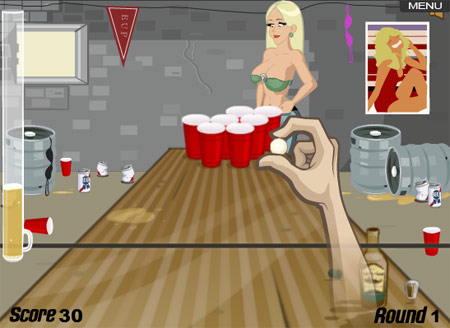 Beer pong,strip pong