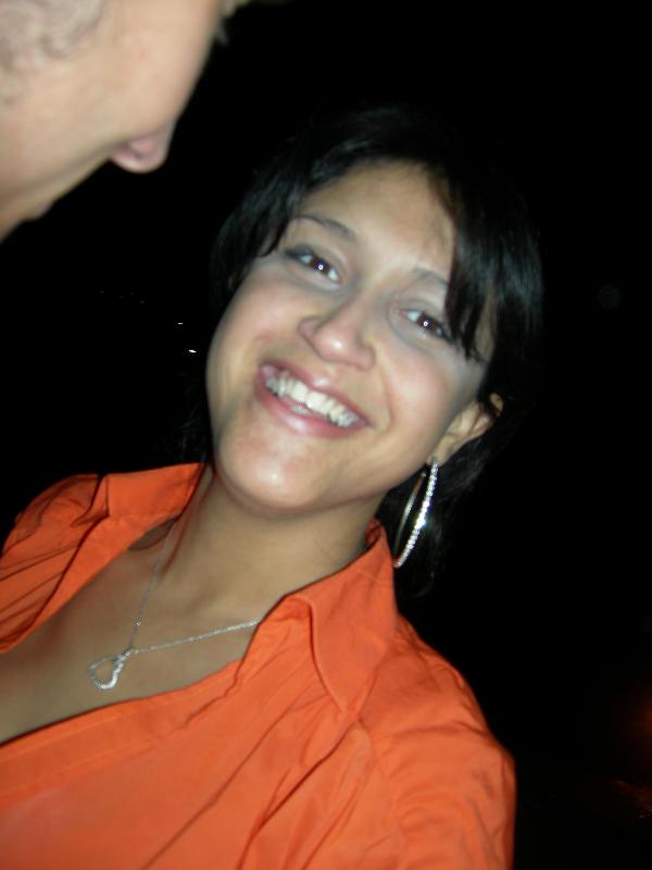 Busty latina shows her hot body while sucking