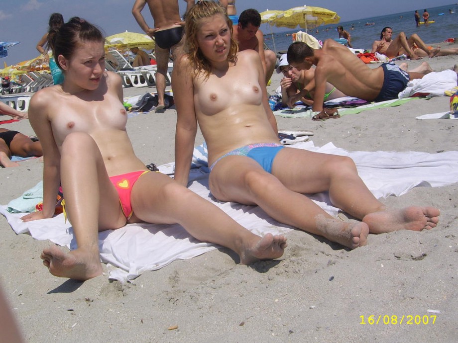 Nute at the beach mix - fkk nudism