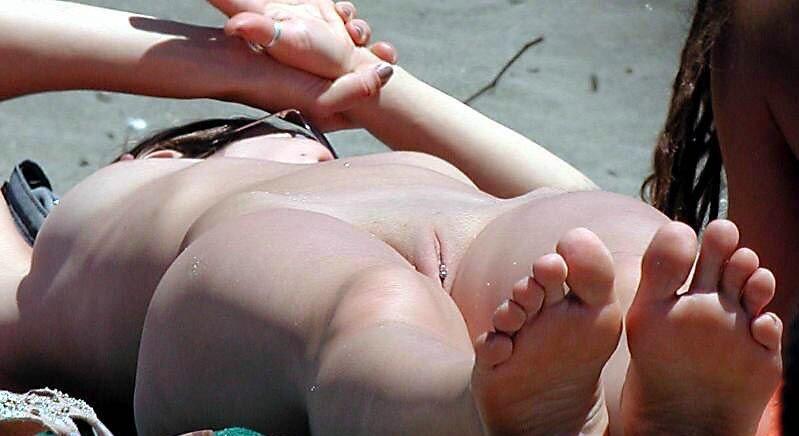 Nute at the beach mix - fkk nudism