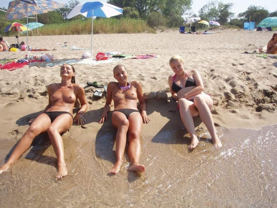 Nute at the beach mix - fkk nudism