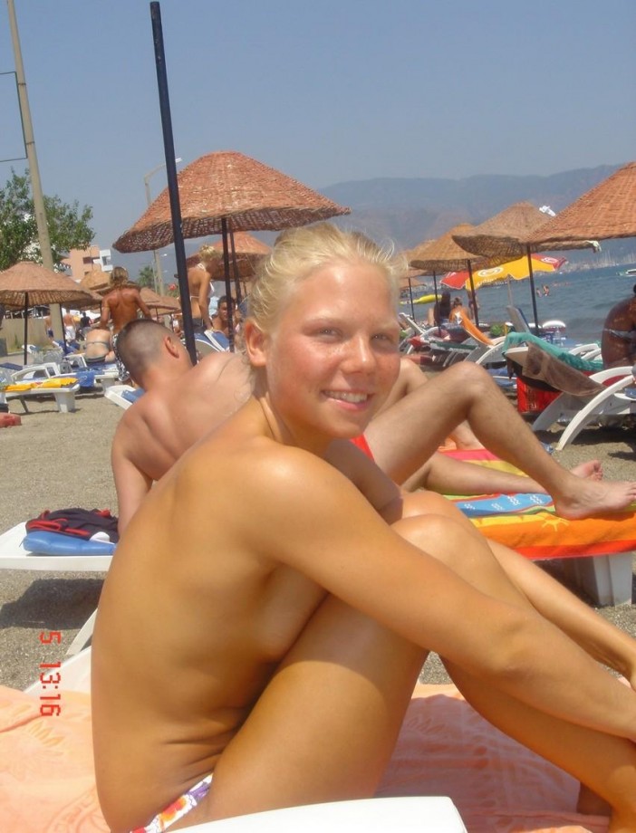 Nute at the beach mix - fkk nudism