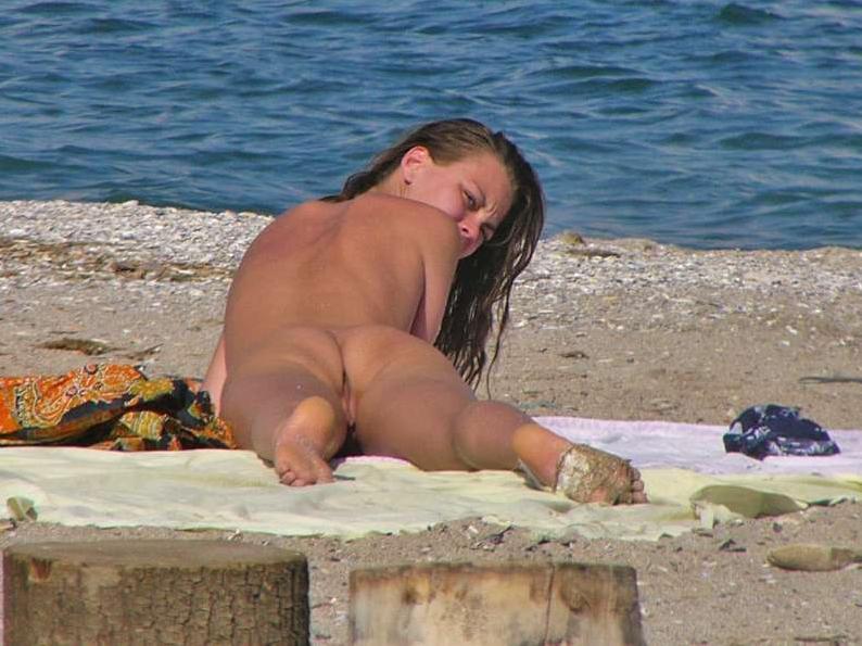 Nute at the beach mix - fkk nudism