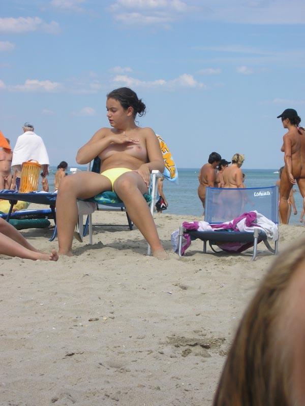 Nute at the beach mix - fkk nudism