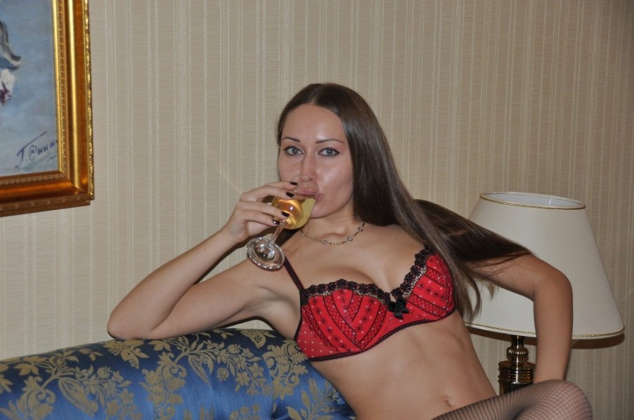 Beautiful russian nikola showing lingerie