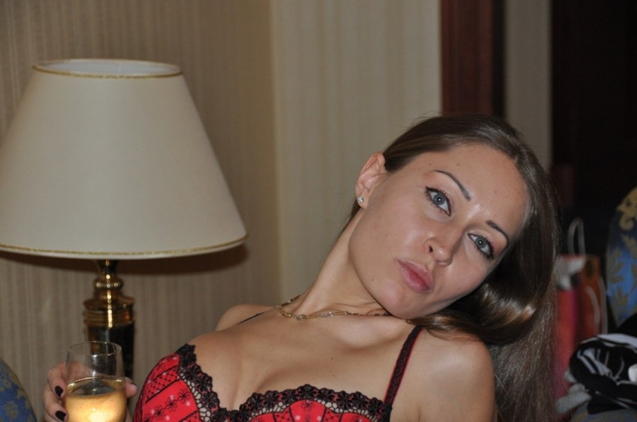Beautiful russian nikola showing lingerie