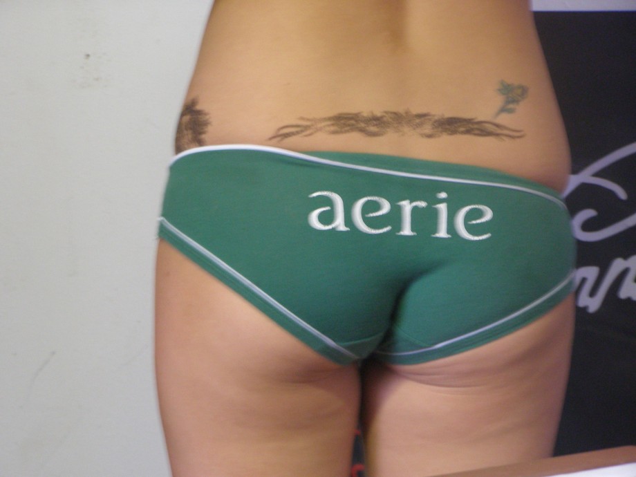 Blond girlfriend aerie