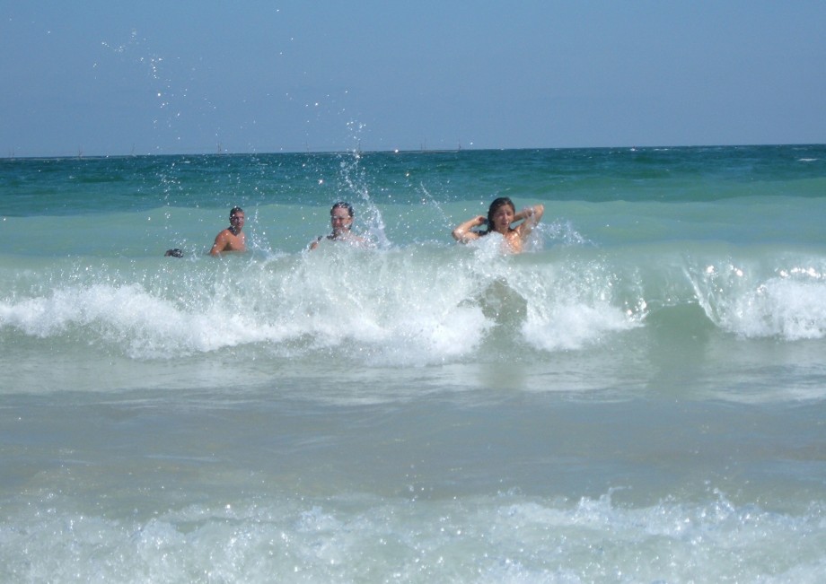 Nice topless on the beach