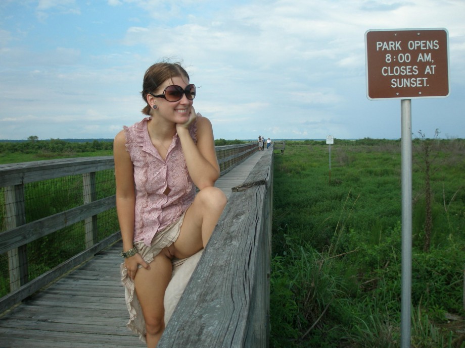 Florida sunshine without panties and bras