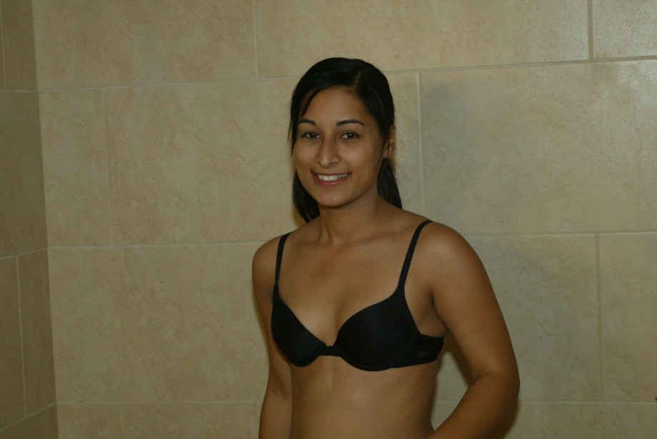 Bathing girlfriend