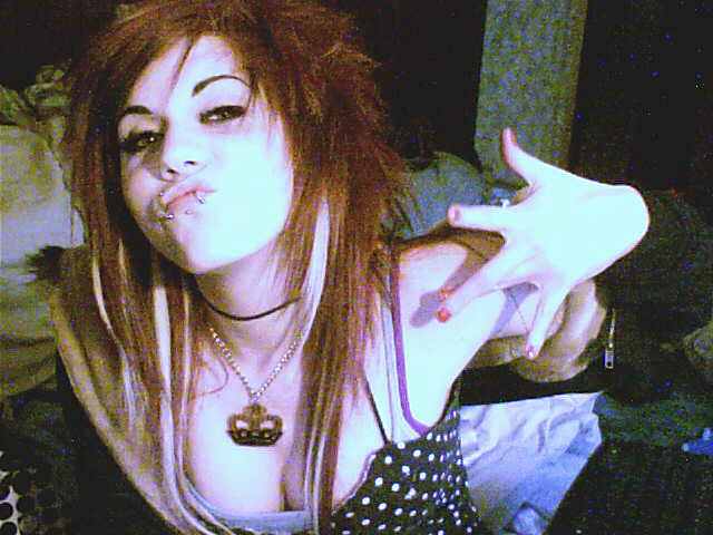 Emo girl selfshots