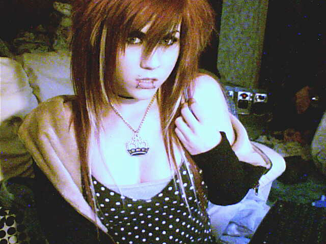 Emo girl selfshots