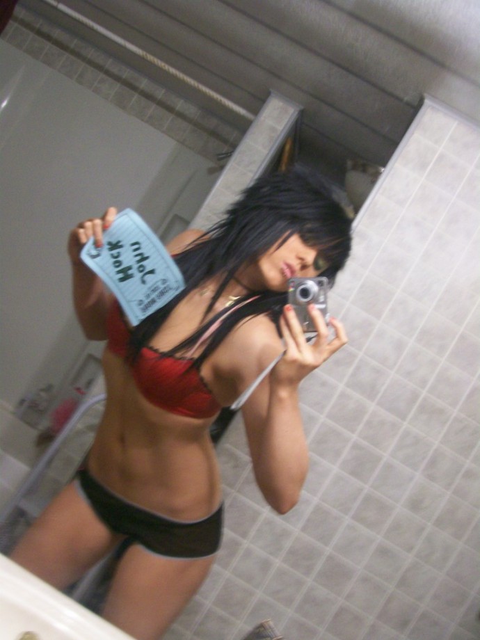 Emo girl selfshots