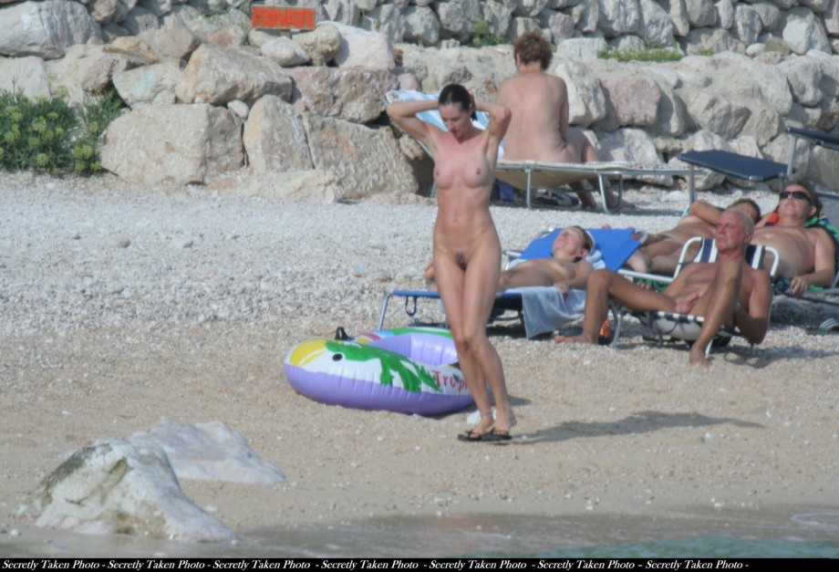 Nudists in baska ( krk / croatia )