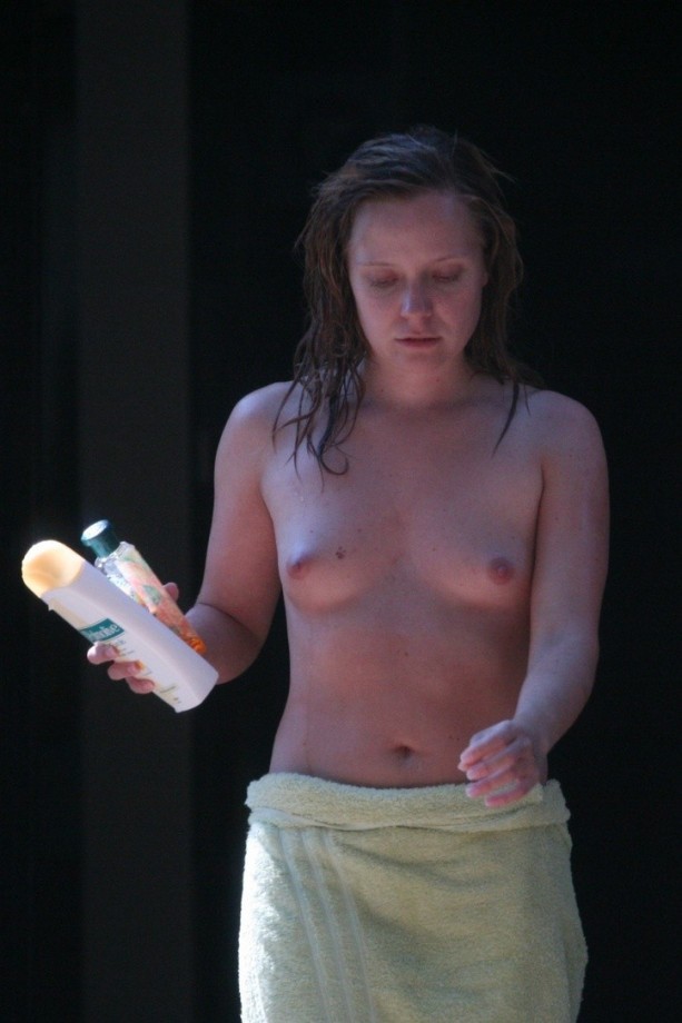 Nudist camp showers