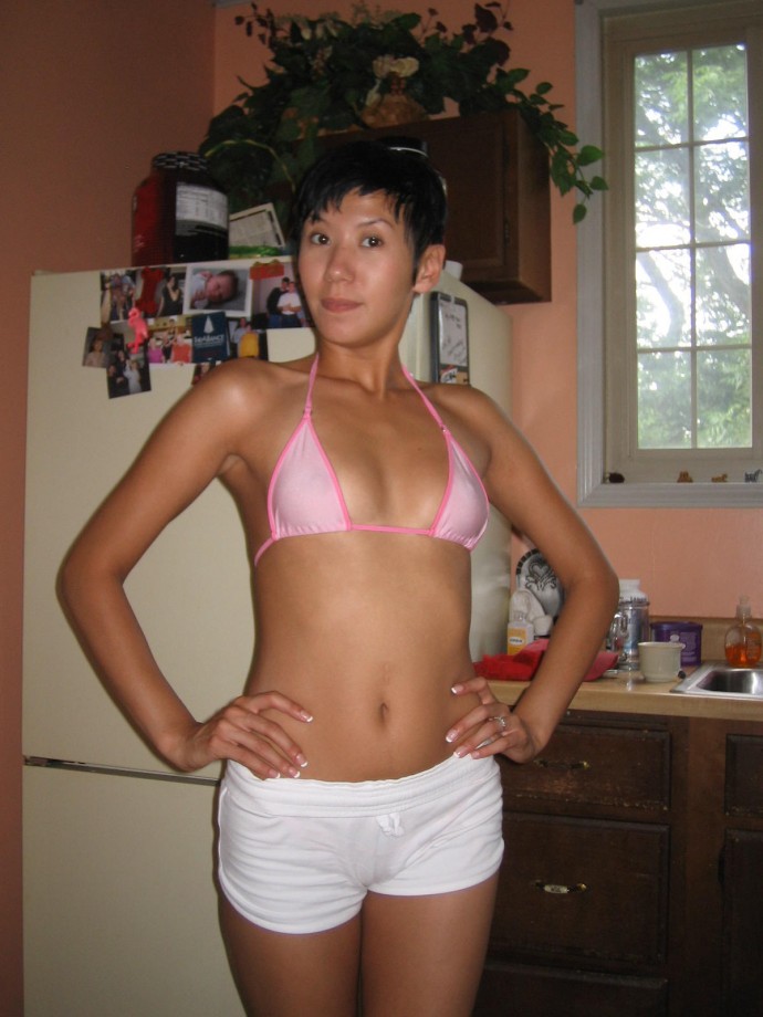 Naked asian wife