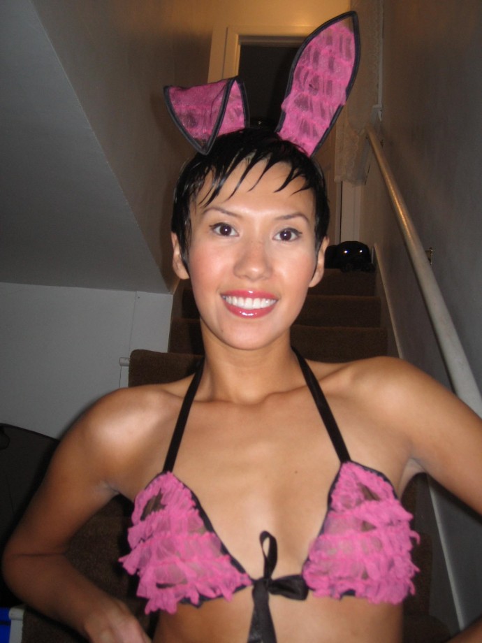 Naked asian wife