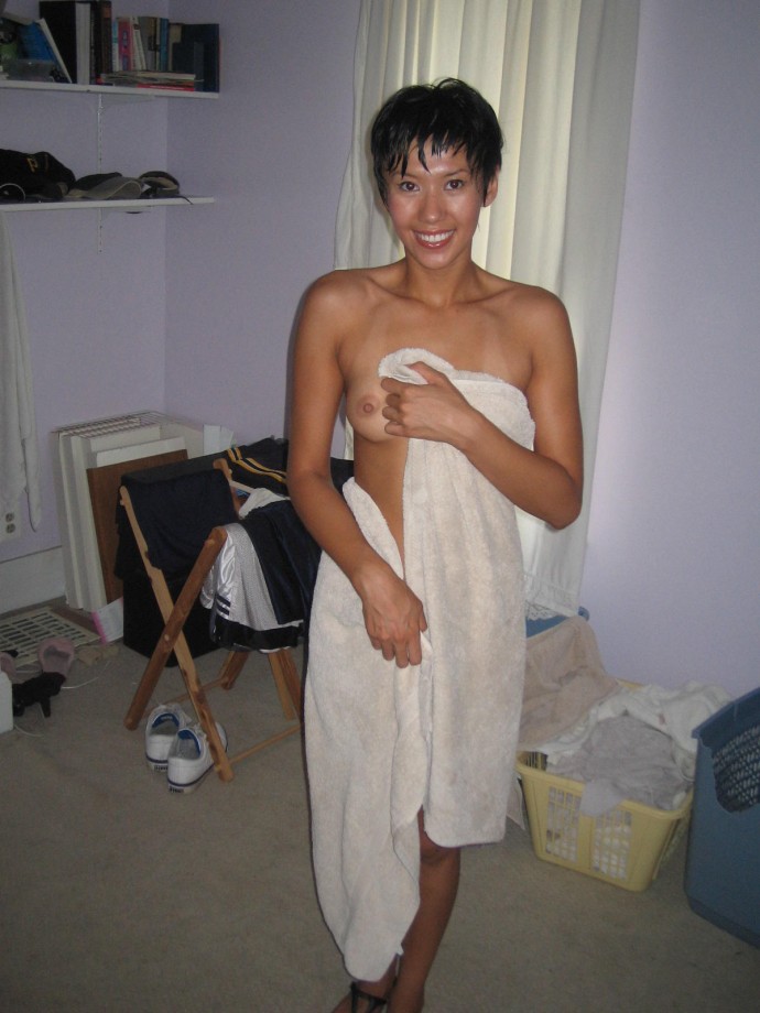 Naked asian wife