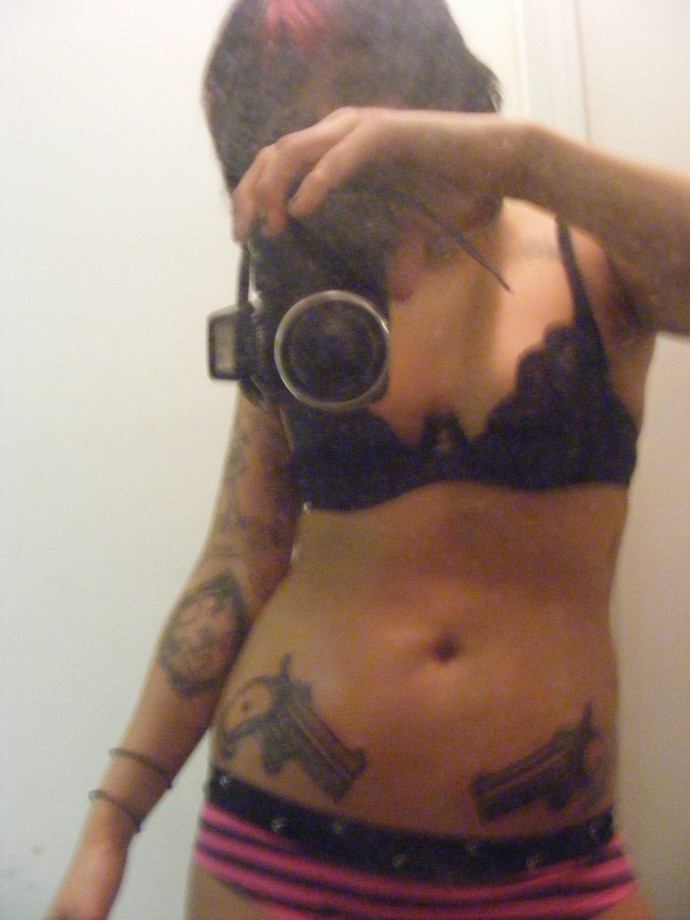 Selfshots - tatooed peacock