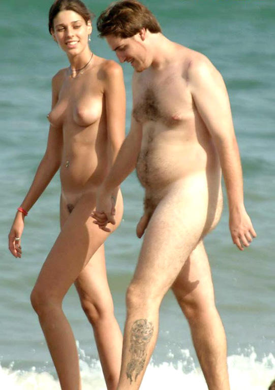 Nudist couple, young lovers fkk