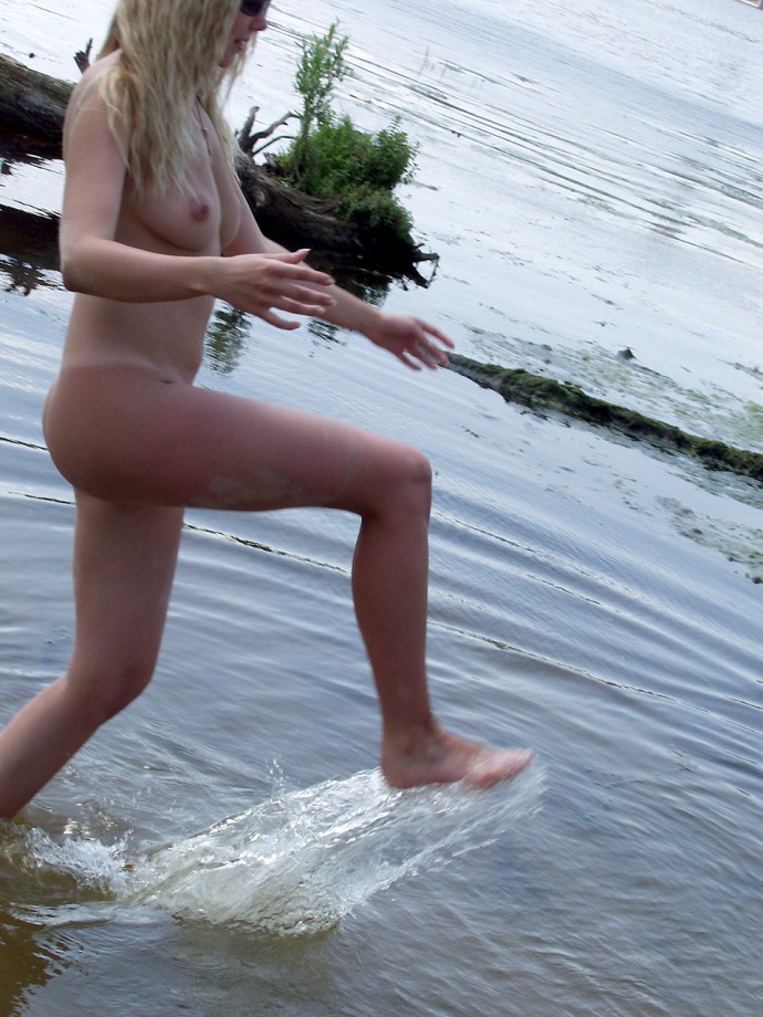 Nude girls by the river - 07