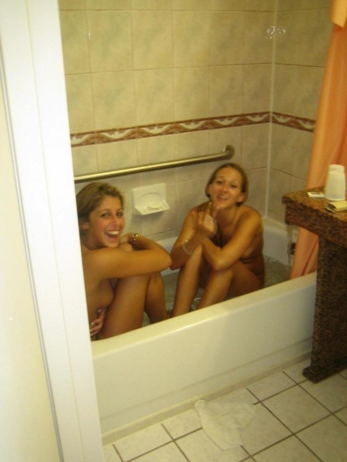 Girls in bath 40