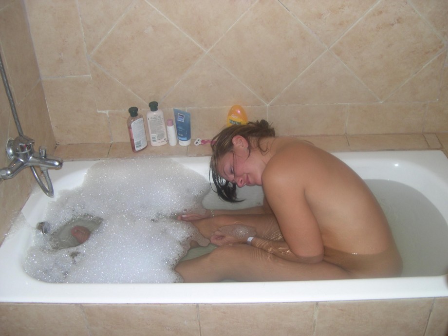 Girls in bath 28