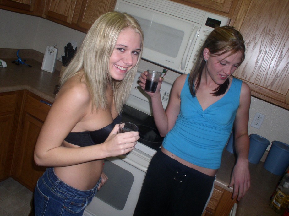 Drunk college girl