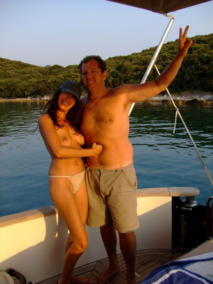 Vacation on yacht with sexy girl